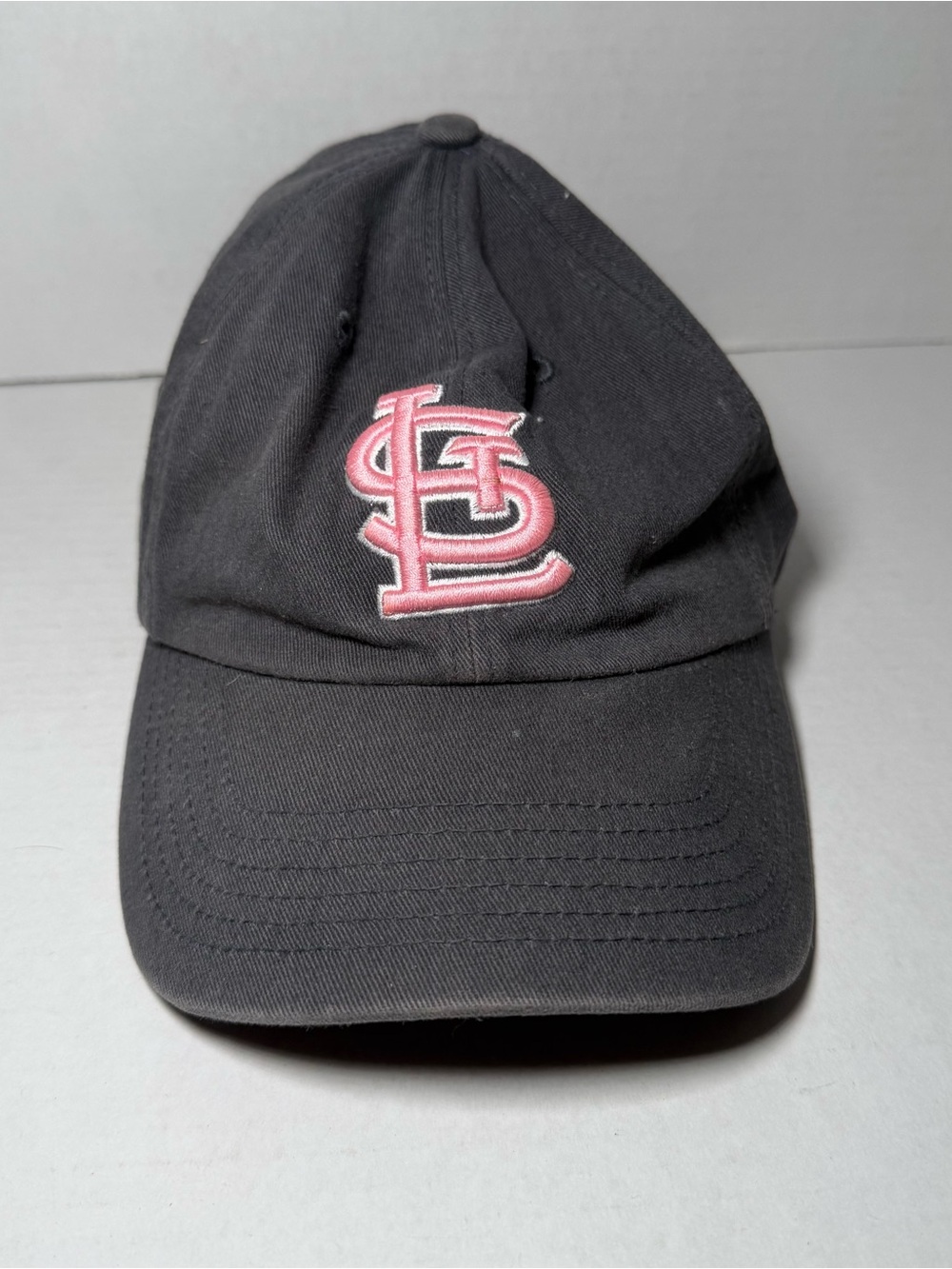 MLB St Louis Cardinals 47 Brand Gray Pink Baseball Cap Hat